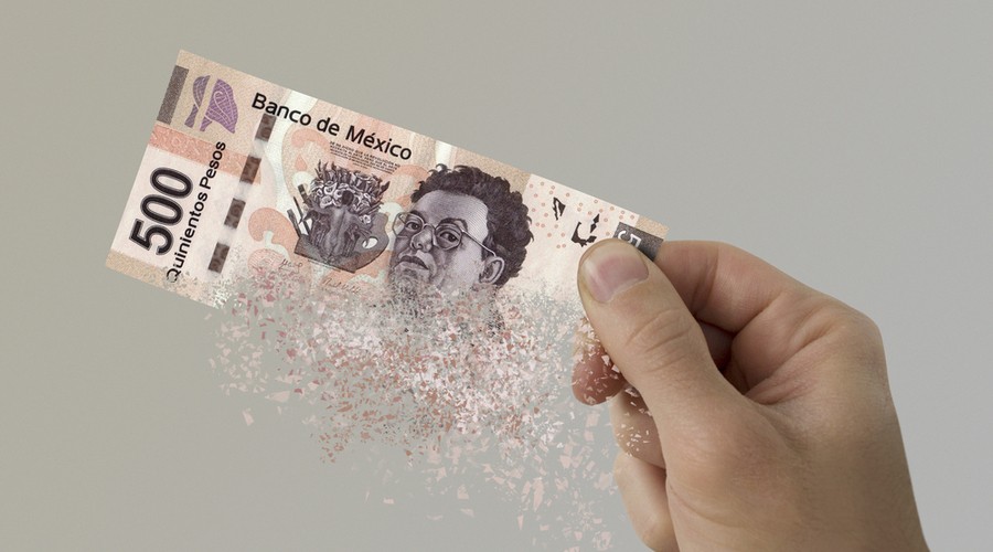 Dinero desapareciendo