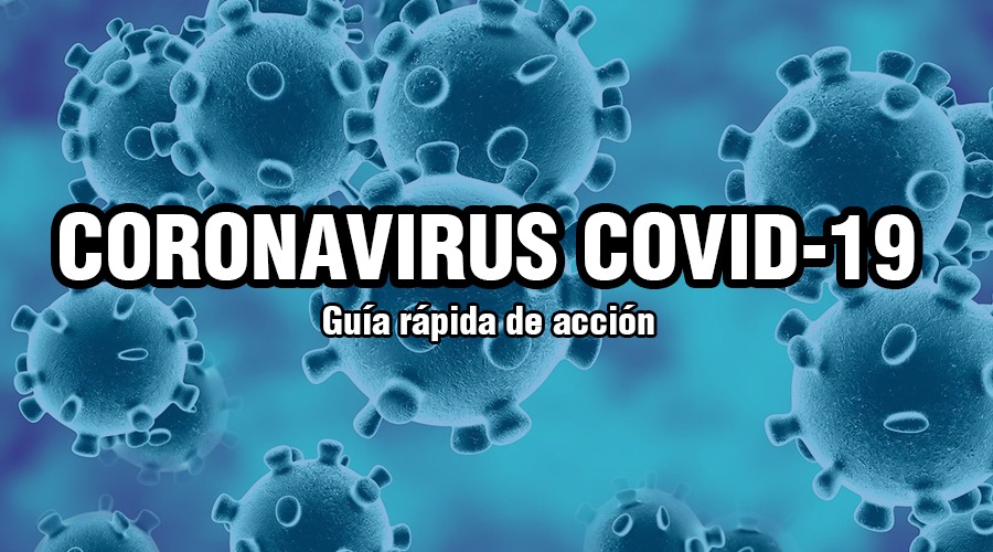 guía rápida de acción ante el coronavirus covid-19