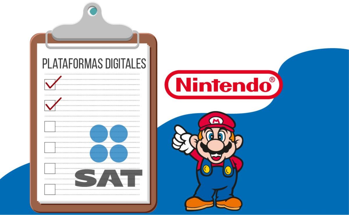 Ni Mario escapa del SAT: Nintendo se inscribe en el padrón de plataformas digitales